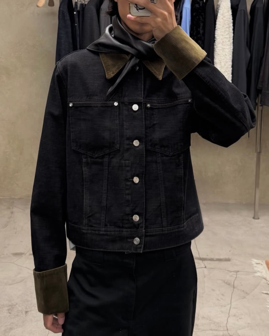 [L]나마체코 Allenby 데님 자켓 상품이미지3