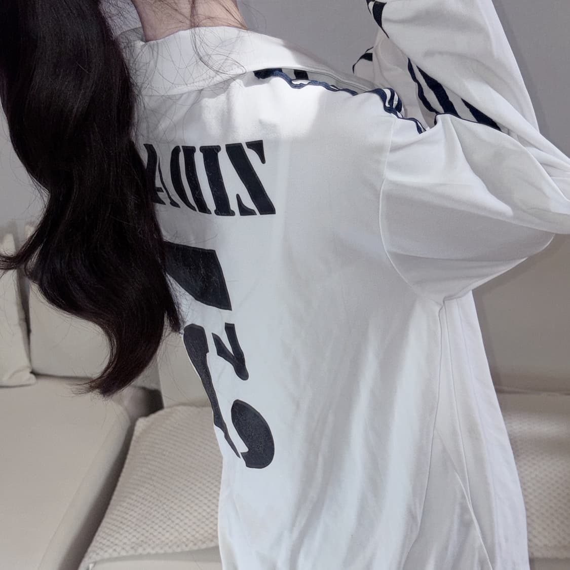🐰아디다스 레알 긴팔 슬리브 여리핏 매물없음🖤 상품이미지5