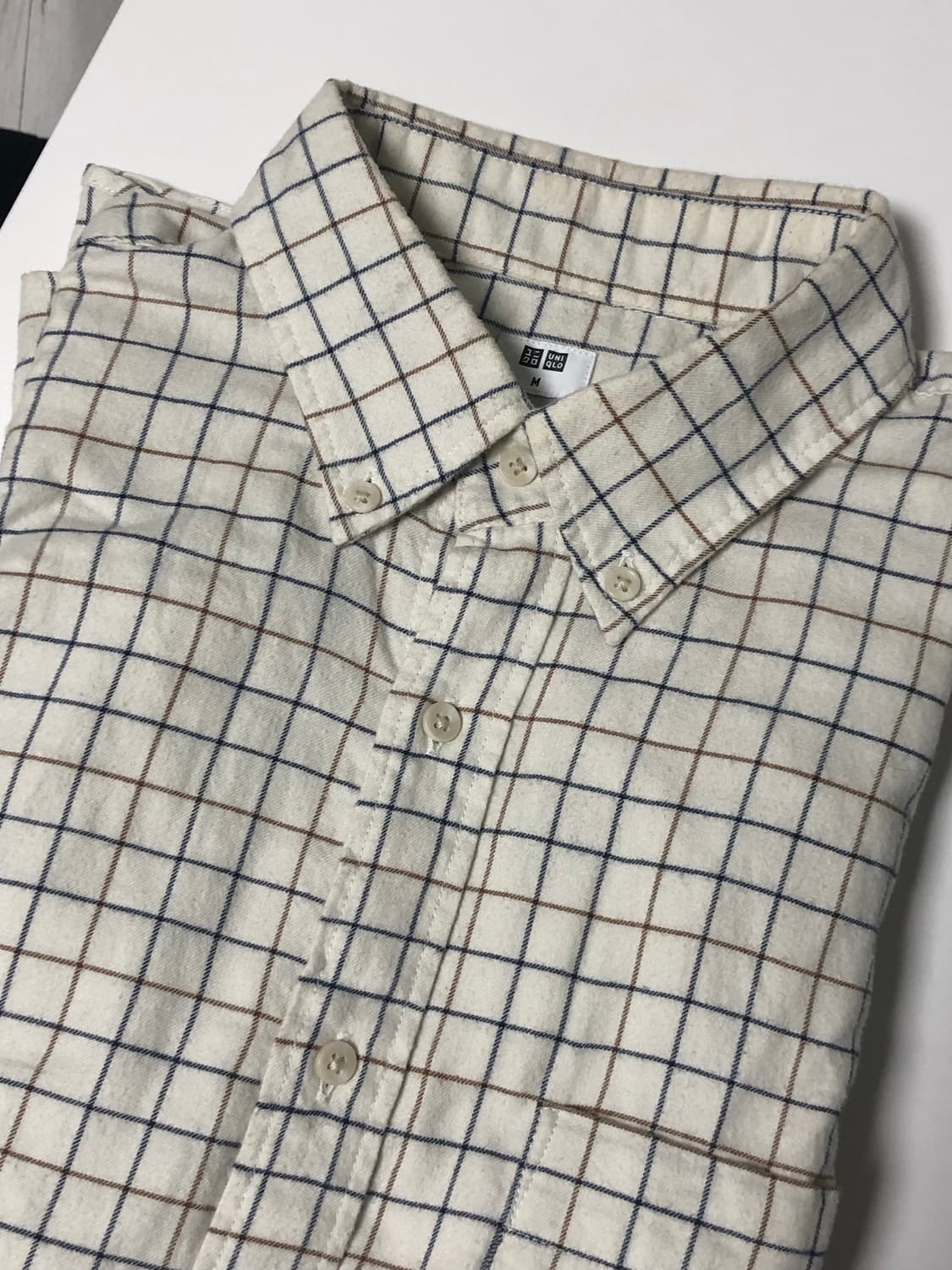 유니클로 플란넬 체크셔츠 상품이미지2