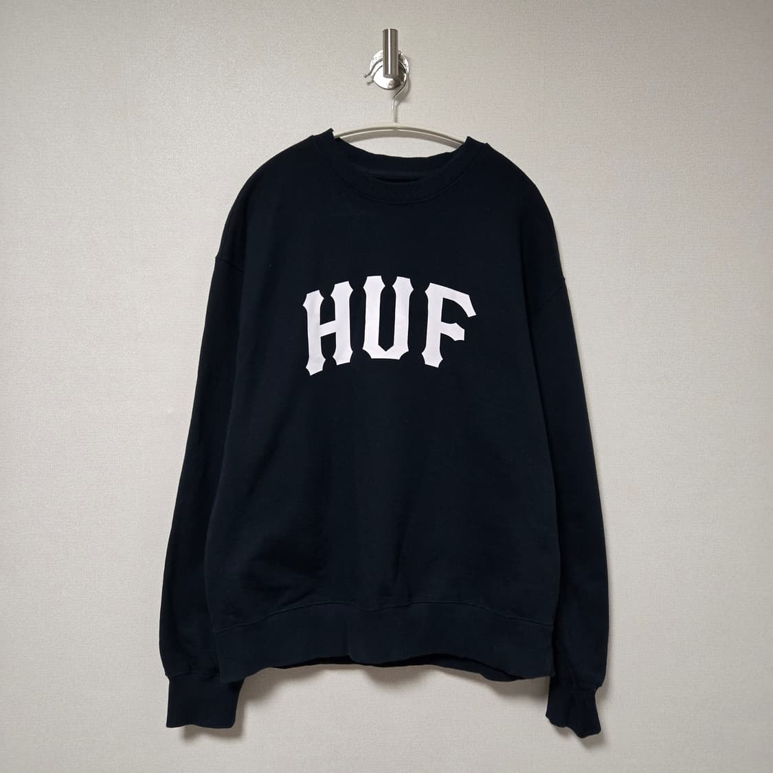 허프 아치로고 코튼 맨투맨 / 남성 맨투맨/ 남자 맨투맨  상품이미지2