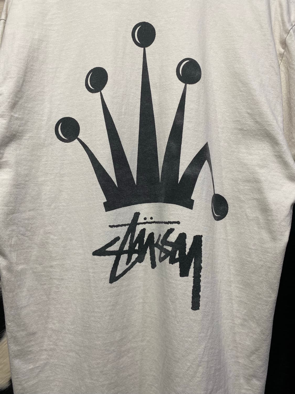 Stussy 크라운 심볼 프린팅 반팔 티셔츠 상품이미지7