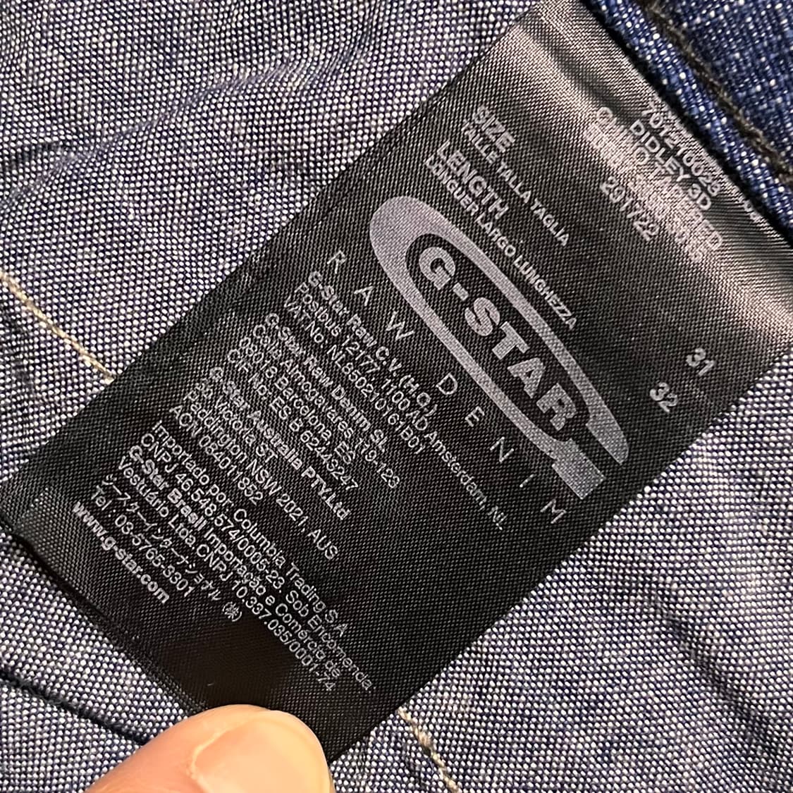 지스타로우 로우 코튼팬츠 상품이미지5