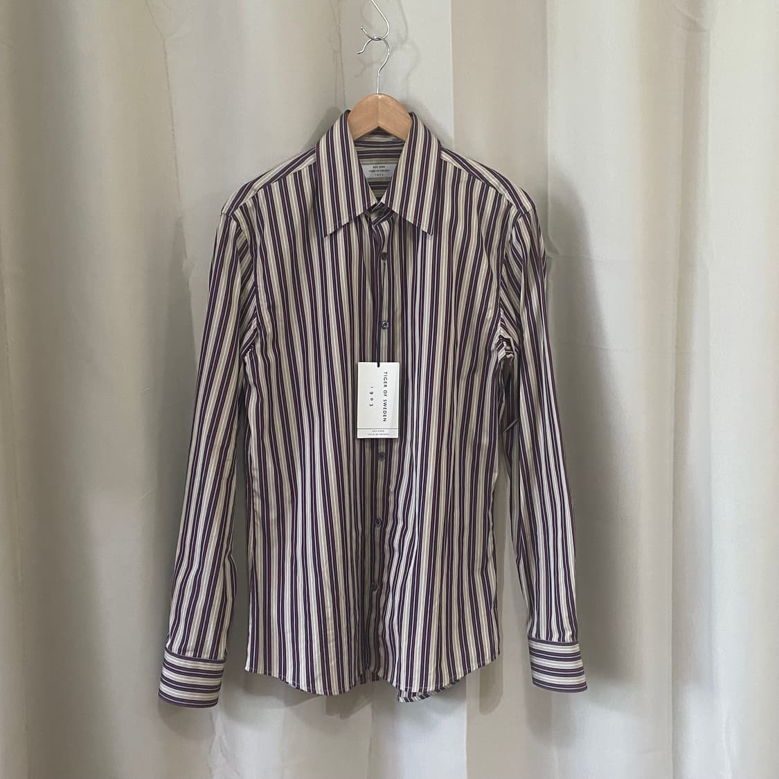 벤콥x타이거오브스웨덴 스트라이프 셔츠 상품이미지1
