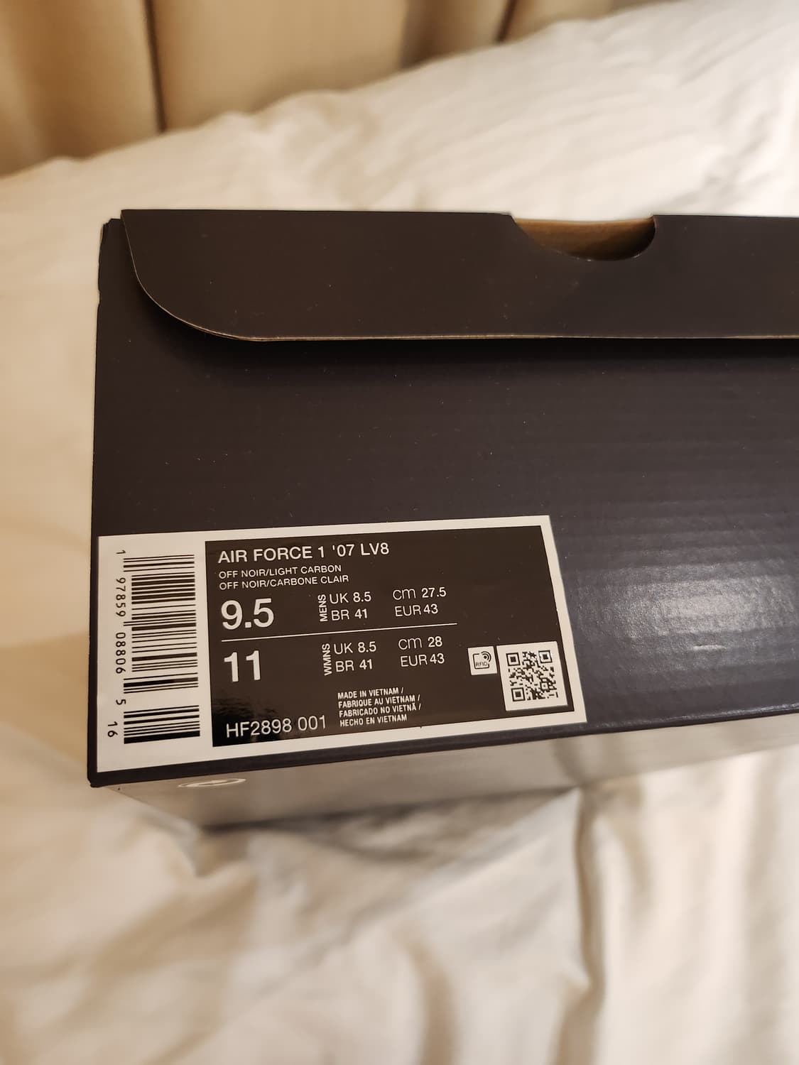 일본판 나이키 에어포스 hf2898-001  새제품 상품이미지3