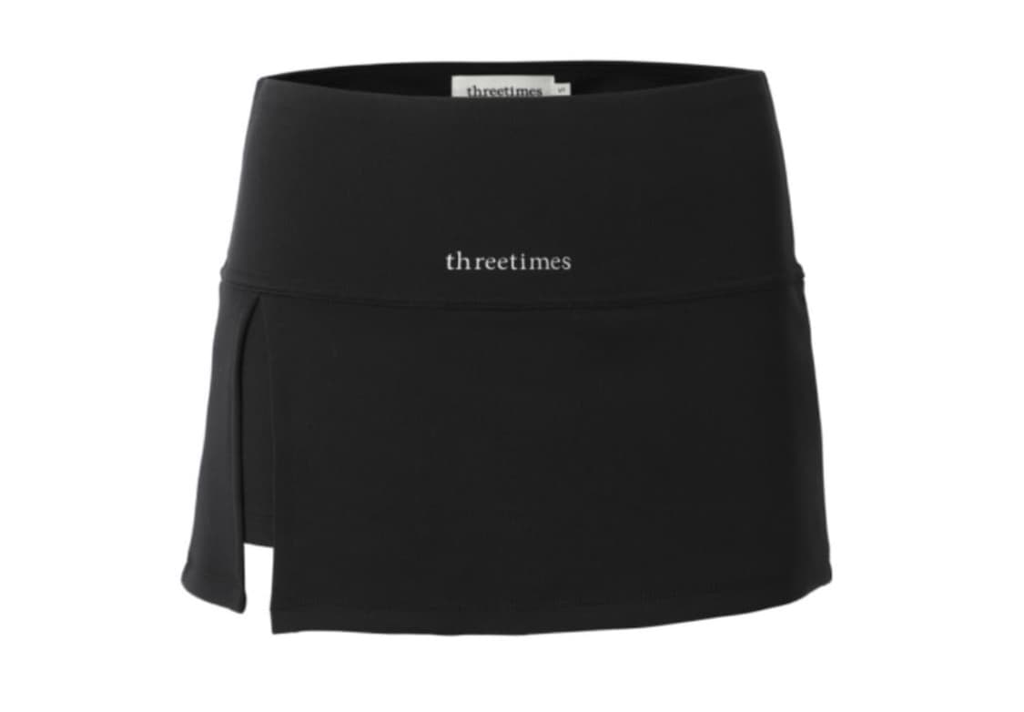 THREETIMES Athletic slit skirt 상품이미지1