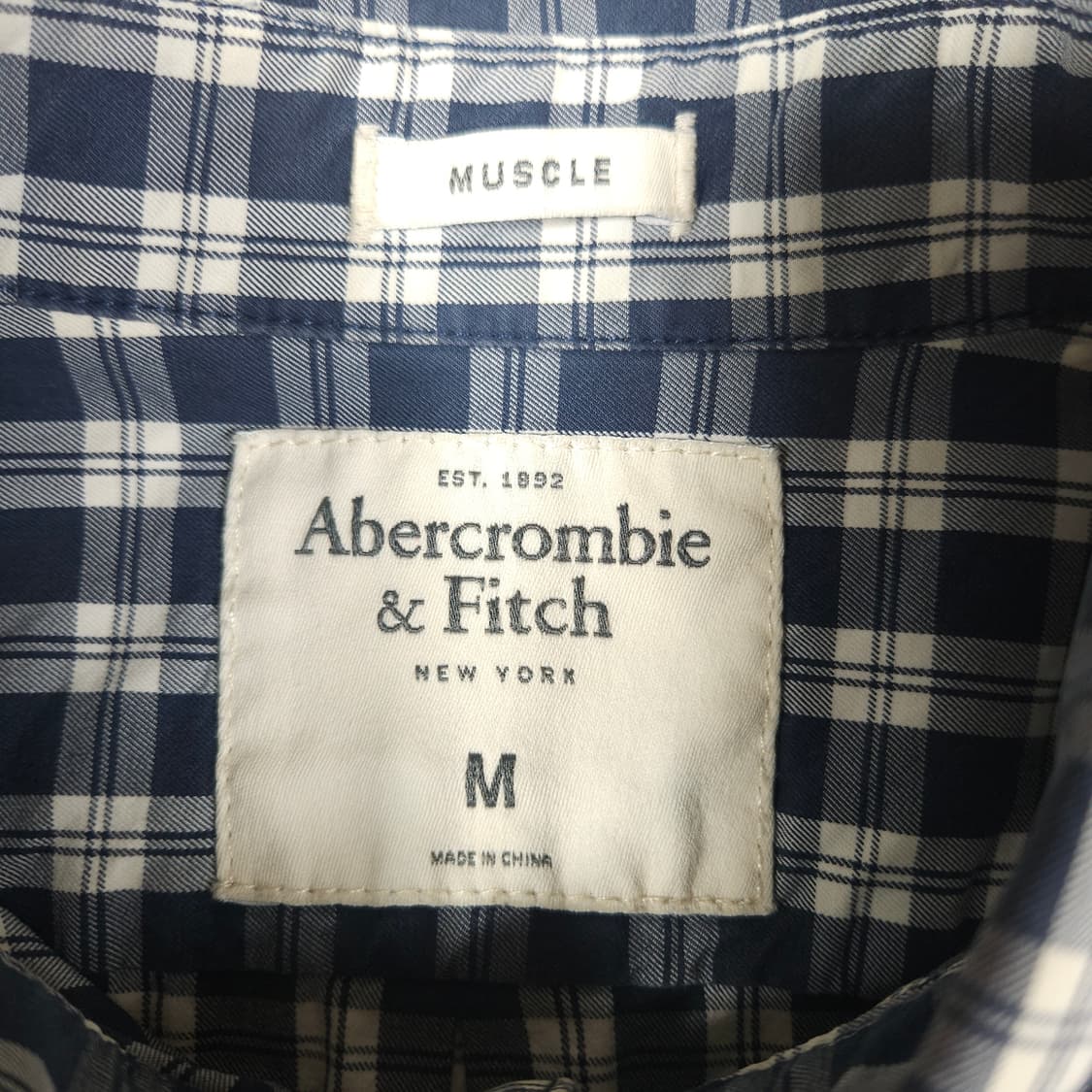 아베크롬비 체크 셔츠 상품이미지3