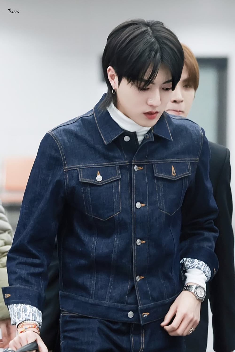 디올 오블리크 데님(청) 자켓 44 사이즈 판매 합니다. 상품이미지1