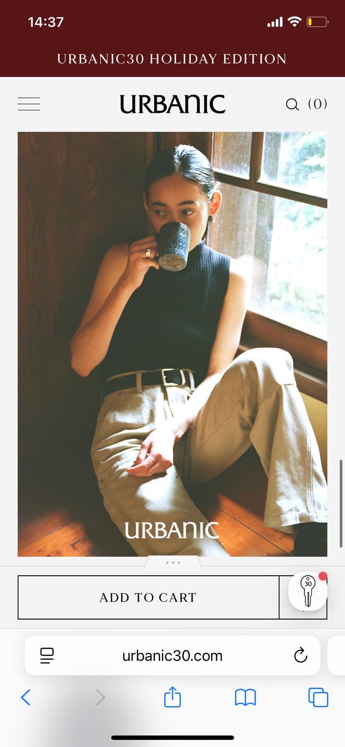 (새상품)얼바닉 카나비 슬리브리스 니트 상품이미지1