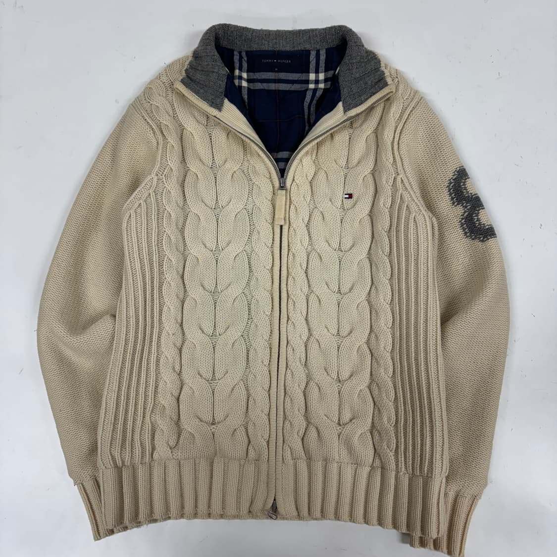타미힐피거 니트 집업 상품이미지3