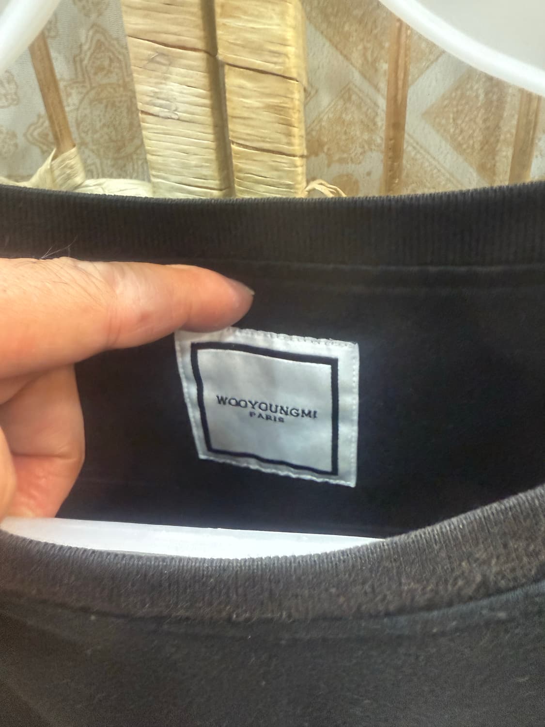 52/105 정품 우영미 프레임 백로고 반팔 팝니다 상품이미지3