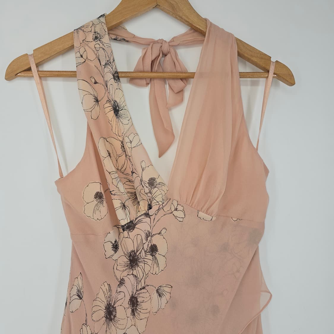 BCBG MAXAZRIA 실크 홀터넥 블라우스 상품이미지2