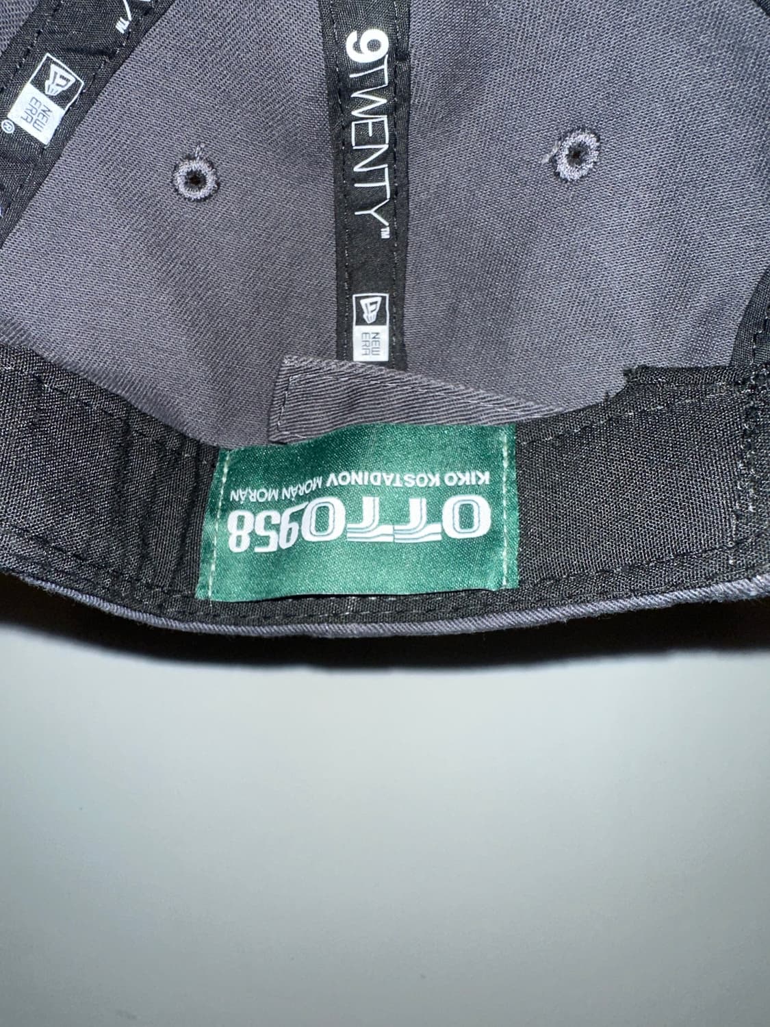 otto958 logo hat 볼캡 다크그레이 상품이미지3