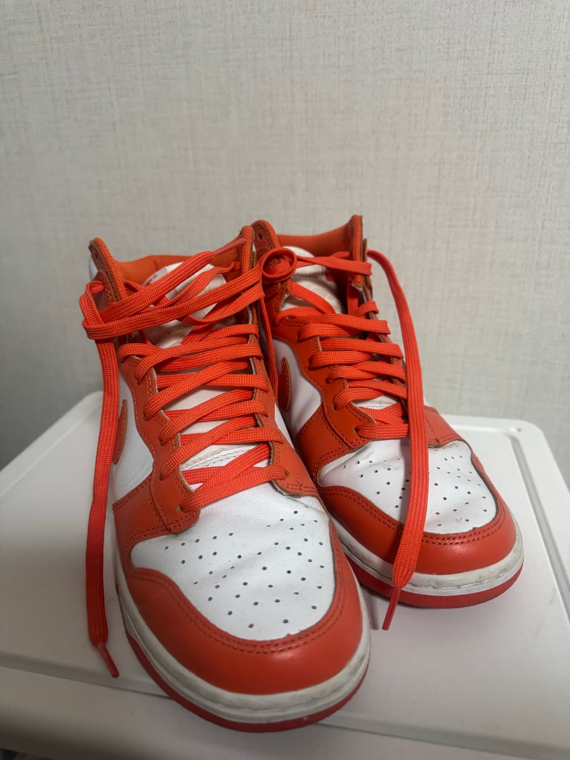 나이키 덩크 하이 레트로 오렌지 블레이즈 255 상품이미지4