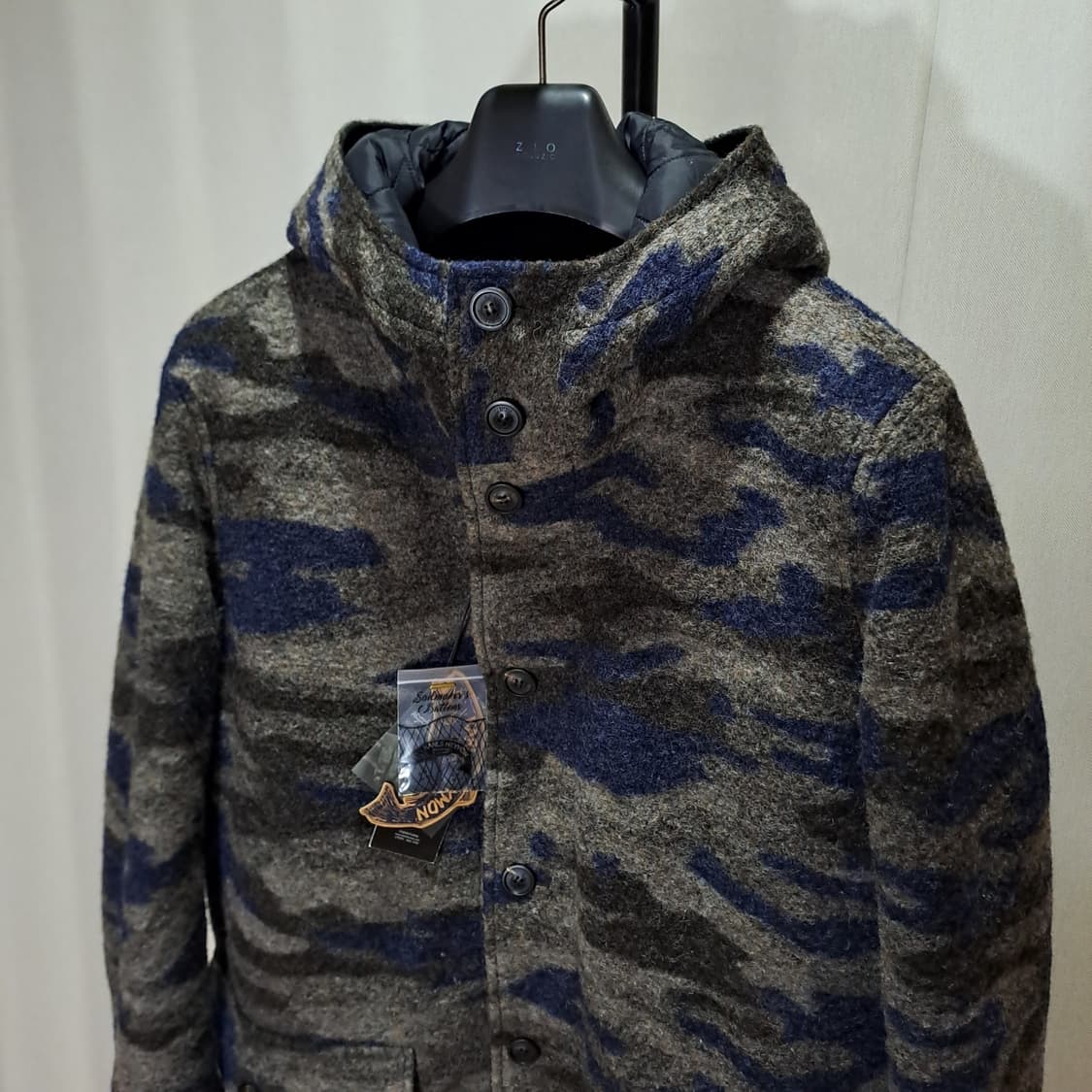 (새제품) 칼스헤이먼 룸버스 카모 후드 패딩코트 52 B289 상품이미지3