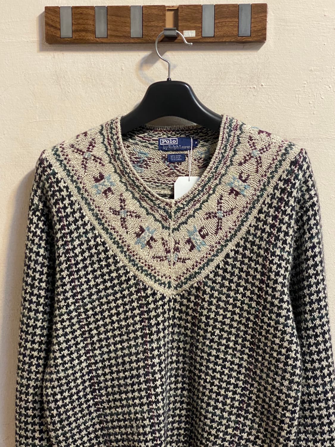 폴로 랄프로렌 패턴 브이넥 니트 스웨터 상품이미지2