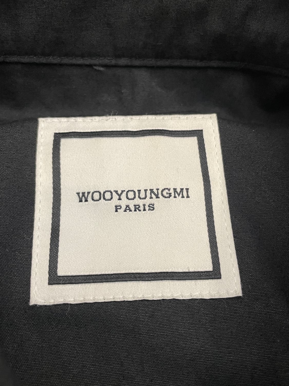 우영미 22FW 셔츠 블랙 46 상품이미지6