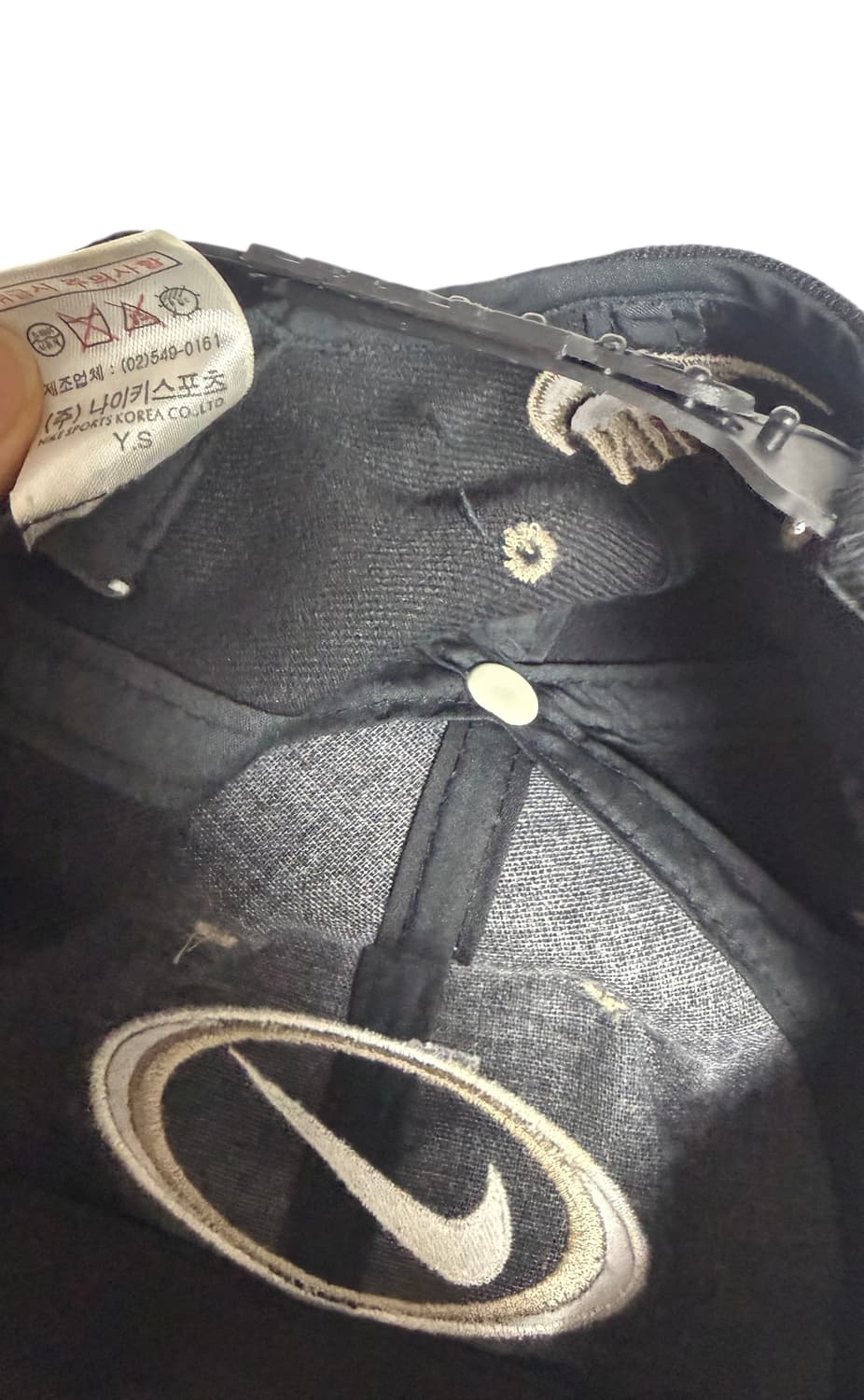 NIKE 블랙 스우시 로고 스냅백 캡 (FREE) 상품이미지6