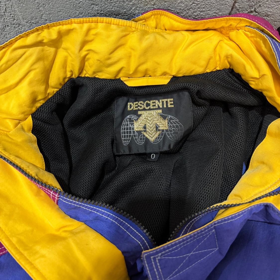 90s 데상트 테크 아노락 점퍼 made in JAPAN (2XL)  상품이미지5