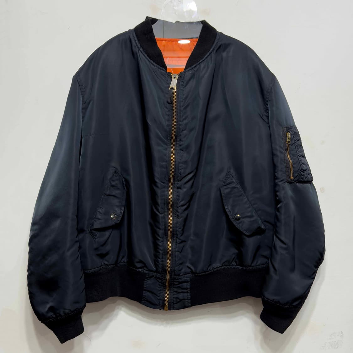 90s 알파인더스트리 민수용 MA-1 항공점퍼 USA 상품이미지1