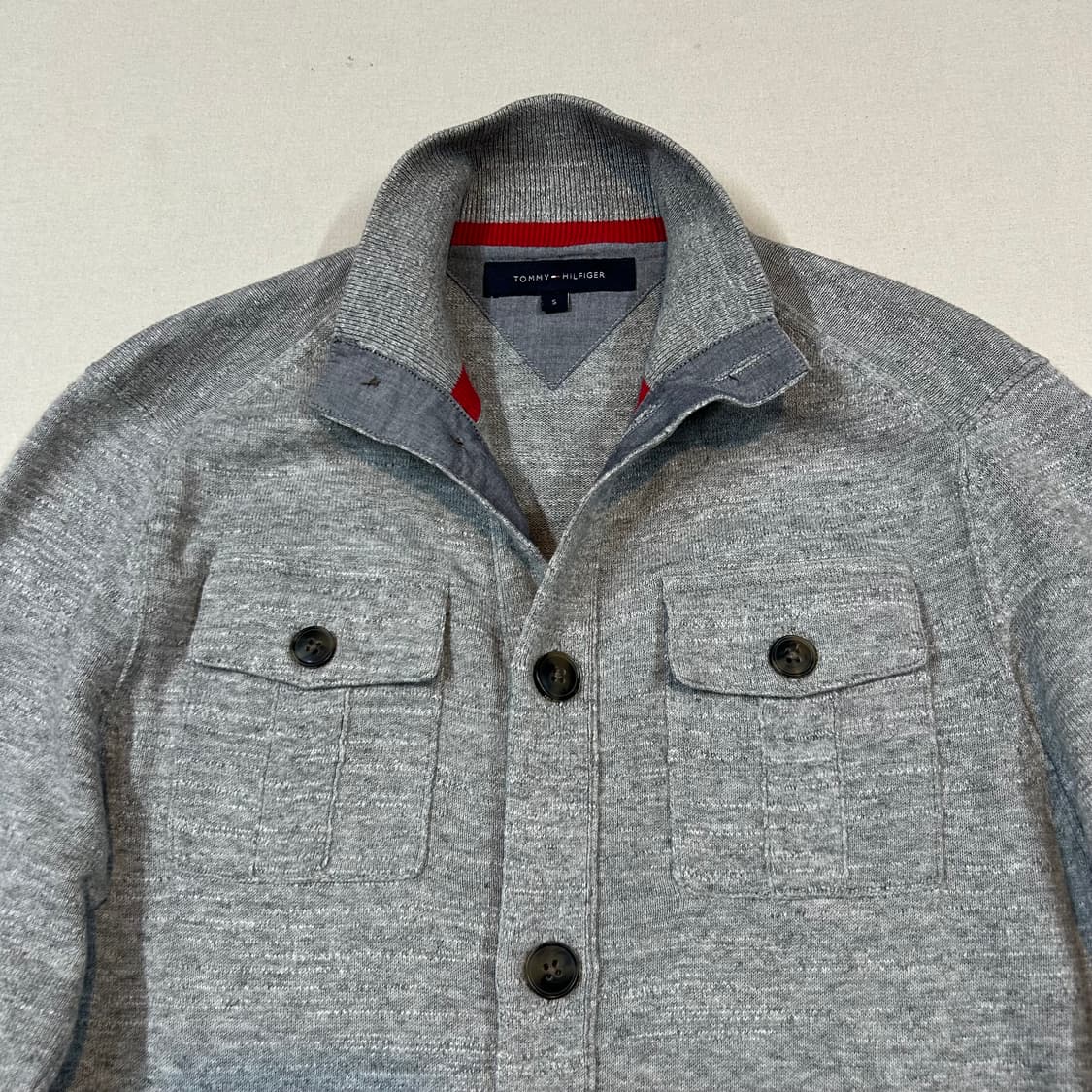 S) 타미힐피거 그레이 니트 가디건 상품이미지3