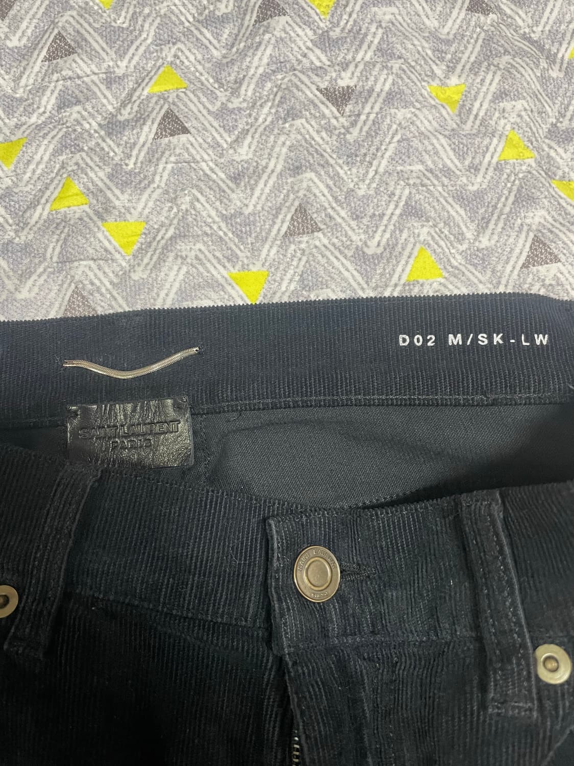 15fw 생로랑 코듀로이 팬츠 31 상품이미지2