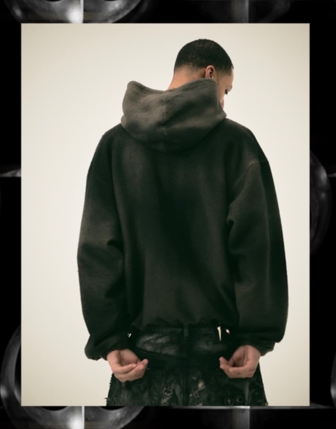 떠그클럽 Terry Spray 후디 후드티 -3size- 미착용 새상품 상품이미지5