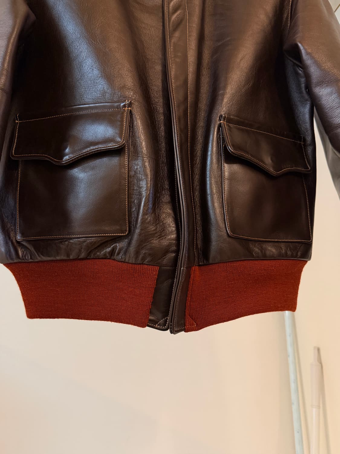 버즈릭슨 A-2 레드립 40사이즈 BR80644 말가죽 상품이미지7