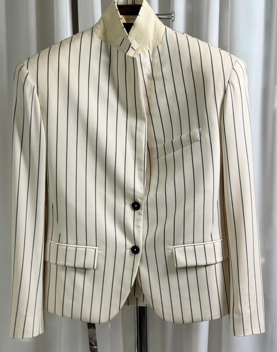 질 샌더(Jil Sander) 크롭  핀스트라이프 블레이저 상품이미지9