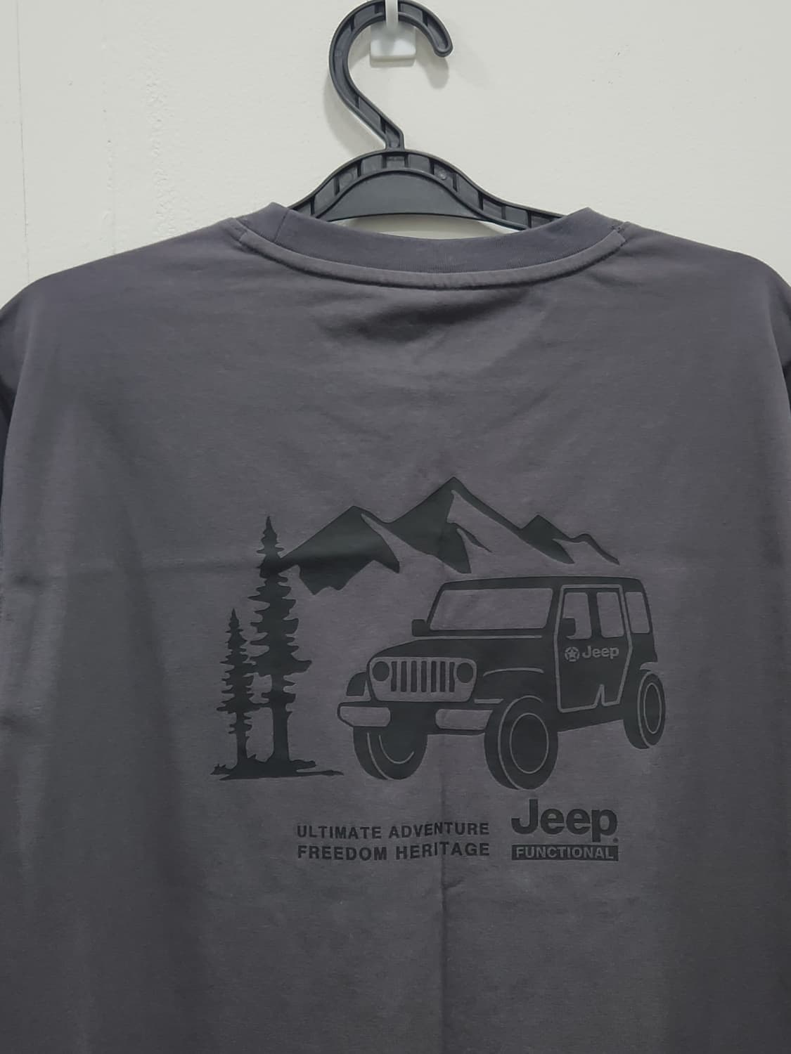 [L] 지프 Jeep 긴팔 티셔츠 롱슬리브 남성 L사이즈 다크그레이 상품이미지4