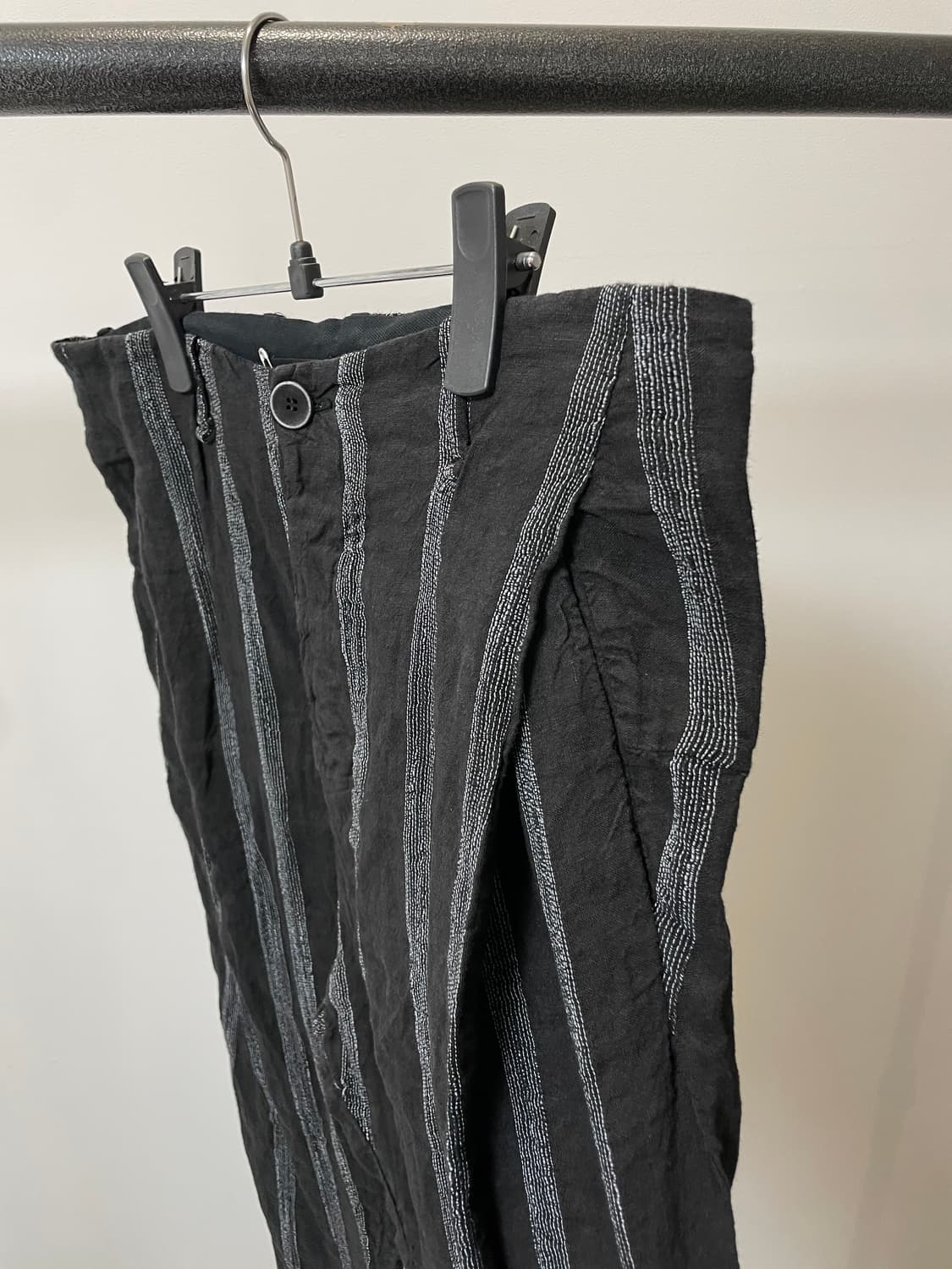 (S) Transit 트랜짓 아티저널 스트라이프 코튼 린넨 팬츠 상품이미지2