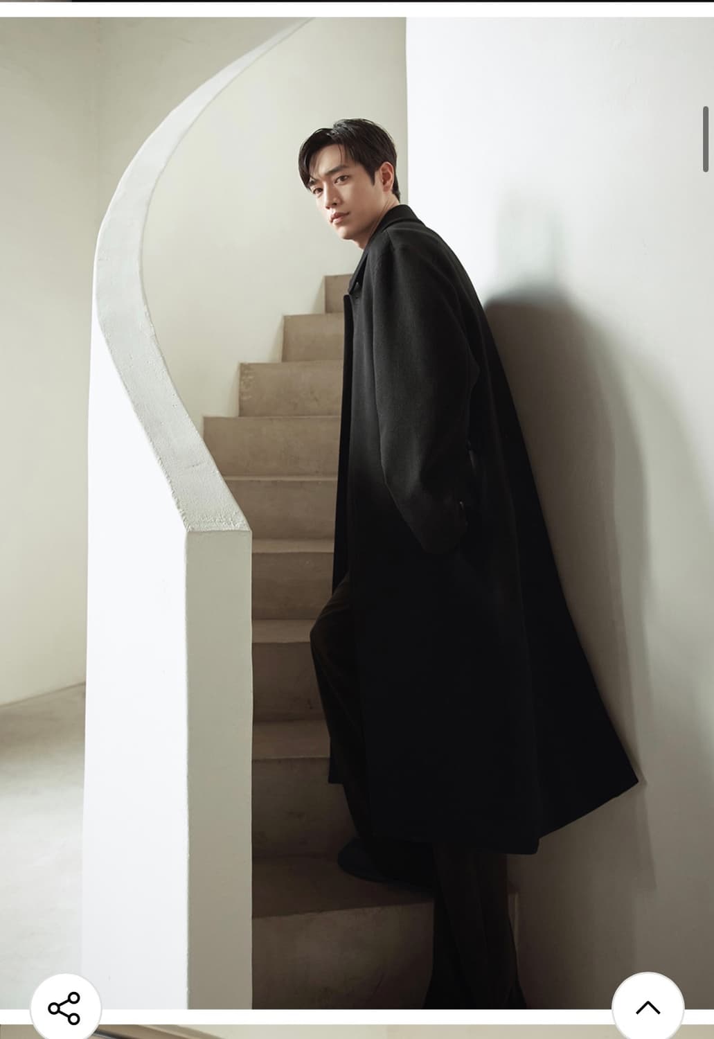 (새상품)(XL) 드로우핏 프리미어 퓨어 캐시미어 발마칸 코트 블랙 판매 상품이미지5