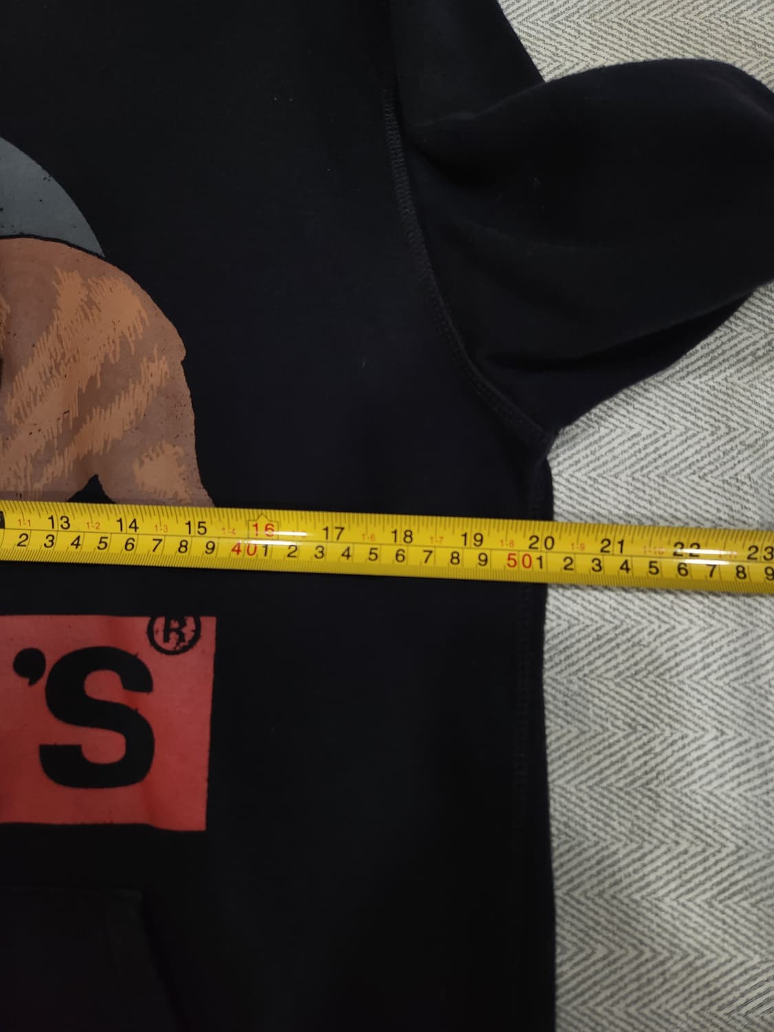 리바이스 캘리포니아 베어 블랙 후드티 남성 95사이즈 상품이미지7