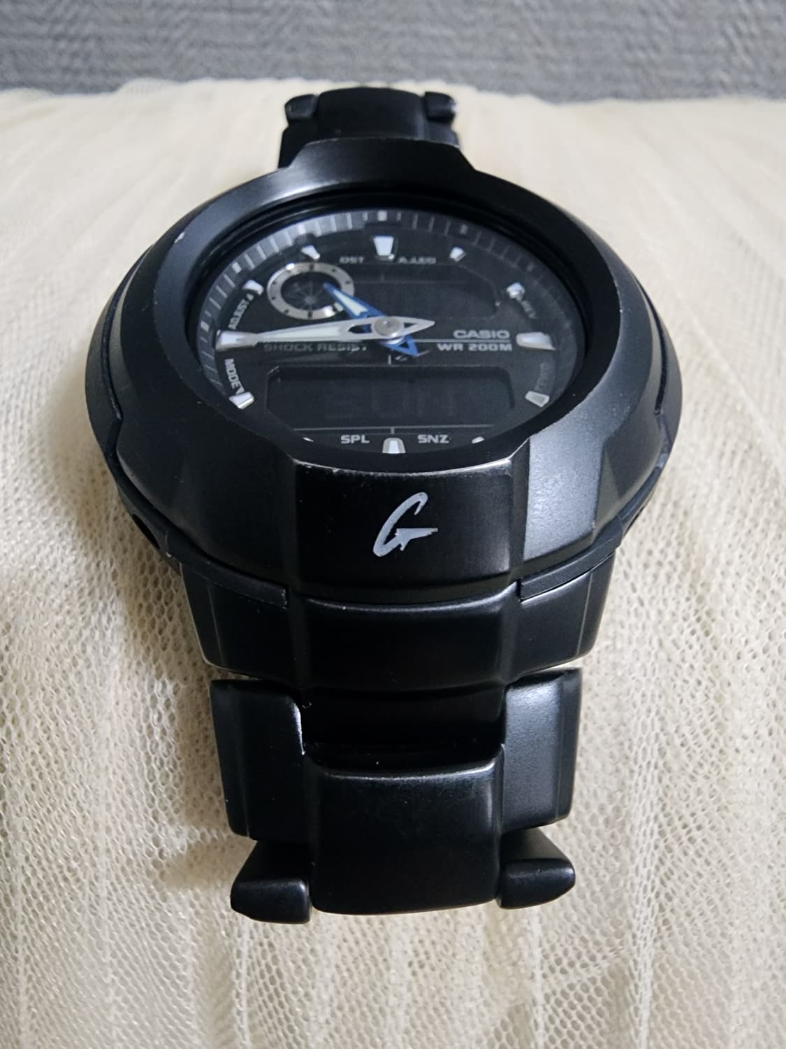 빈티지 지샥  G-1700BD 올블랙 메탈 시계 상품이미지7