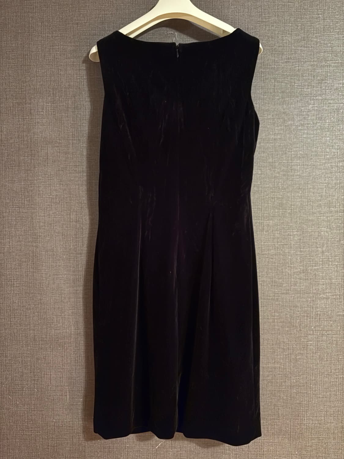 YUKI TORII 벨벳 블랙 나시 원피스 상품이미지5