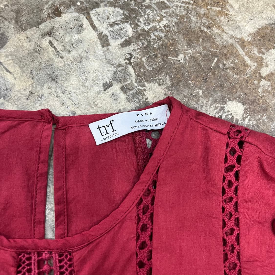 XS) ZARA 자라 레이스 원피스 상품이미지4