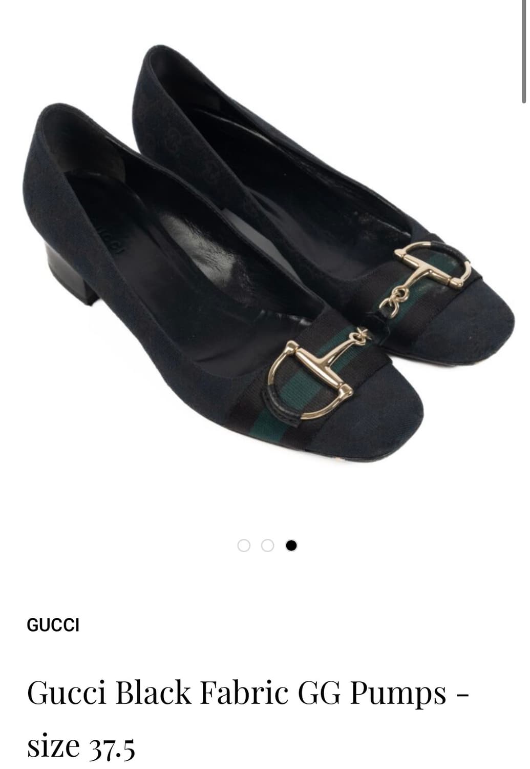 구찌 펌프스 구두 35.5 225-230 상품이미지3