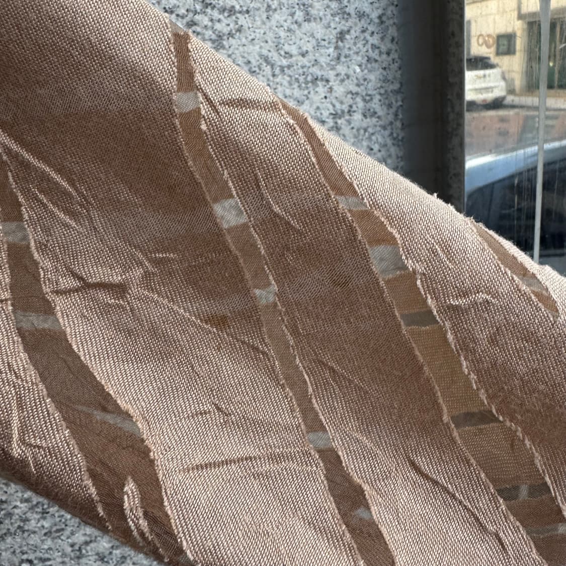 VTG JPN 우드 망사 패턴 셔츠 상품이미지7