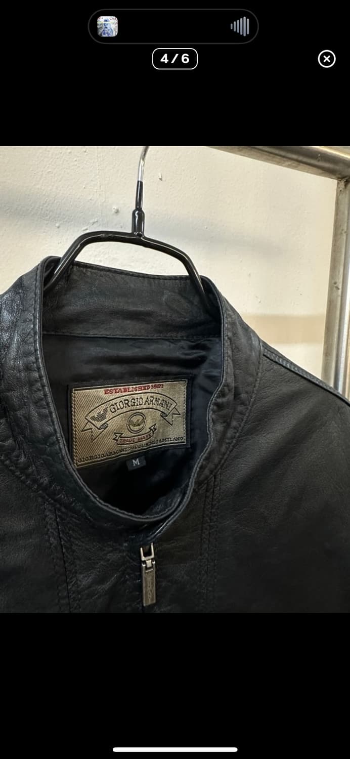 ARMANI 양가죽자켓 상품이미지4