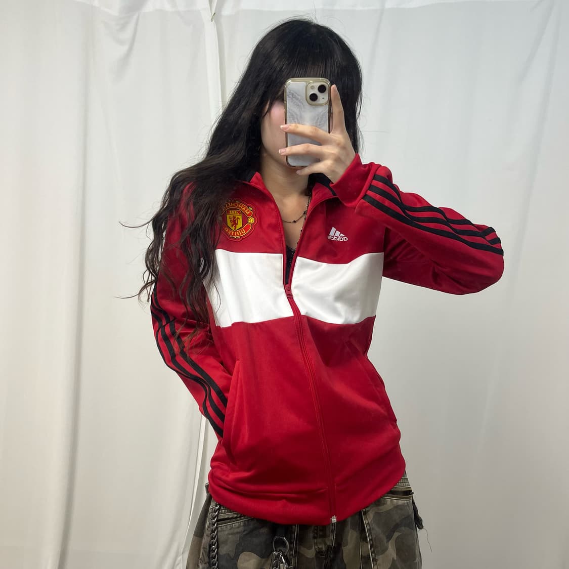 Adidas red Manchester United jersey 상품이미지2