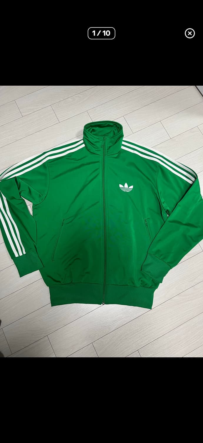 아디디스 구 파이어버드 져지 초록색 팔아요 상품이미지1