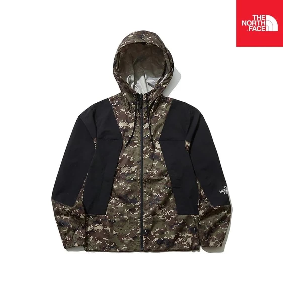 노스페이스 디지털 카모 밀리터리 페릴 윈드 후드 바람막이 집업 자켓 XL 상품이미지1