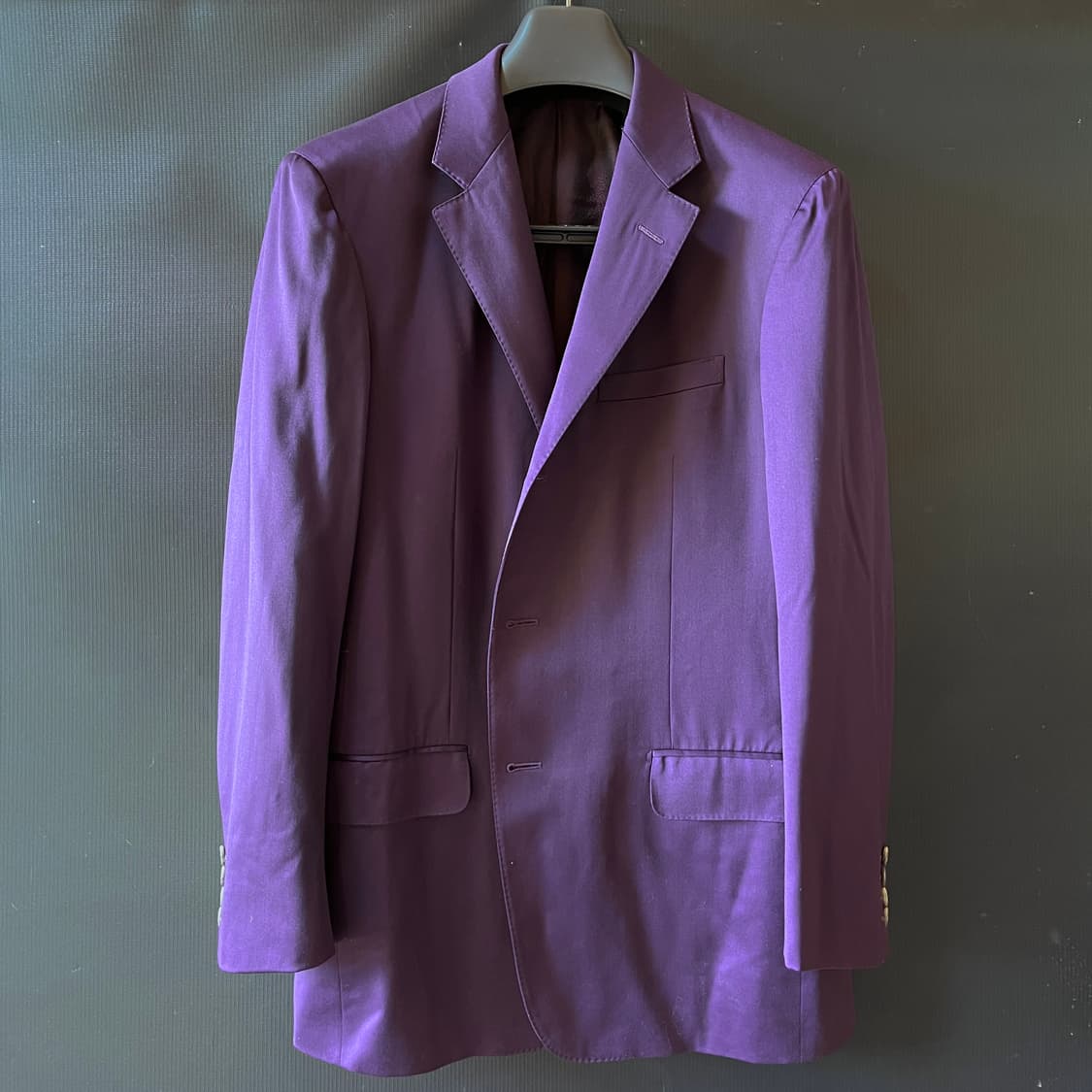 IT50R) 90s 아카이브 Versace 초기 도나텔라 퍼플 블레이저 상품이미지6