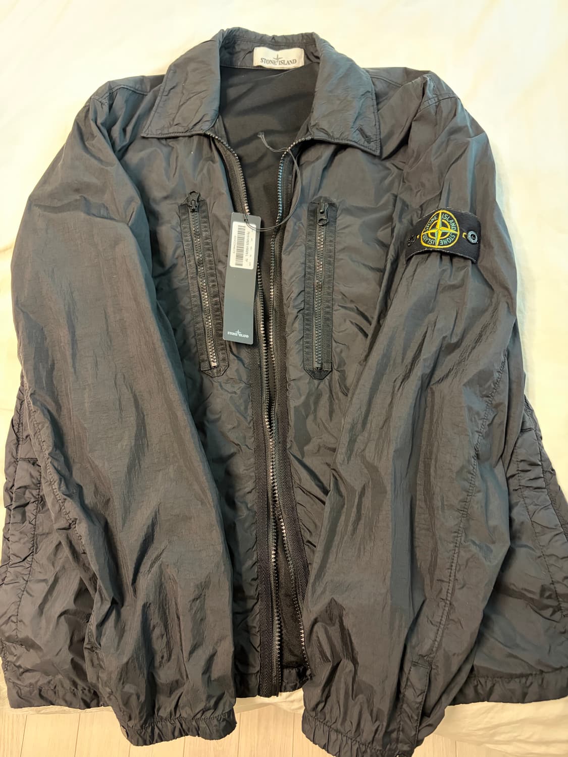 [L] 스톤아일랜드 크링클랩스 셔츠 자켓 상품이미지1