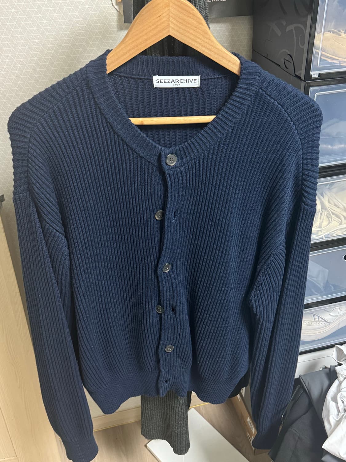 데일리룸 시즈 니트 가디건 L 상품이미지2