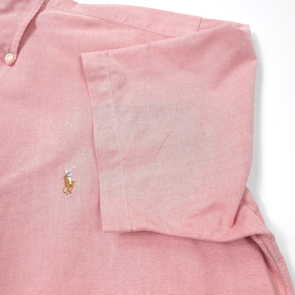 폴로 랄프로렌 블레이크 코튼 반팔셔츠 핑크 (M) 상품이미지3