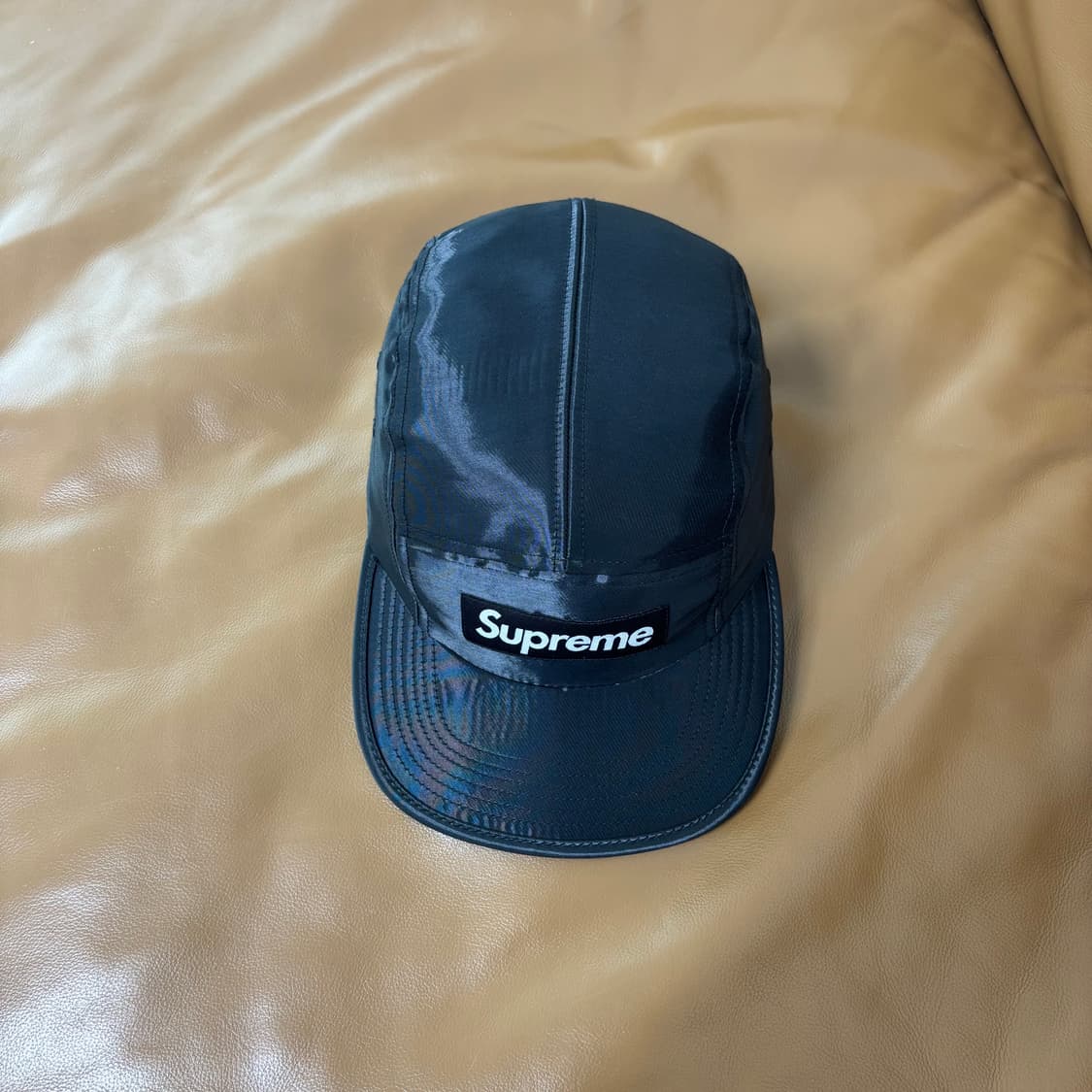Supreme 슈프림 실크 블랙 캠프캡 모자 (Silk Black) 상품이미지5