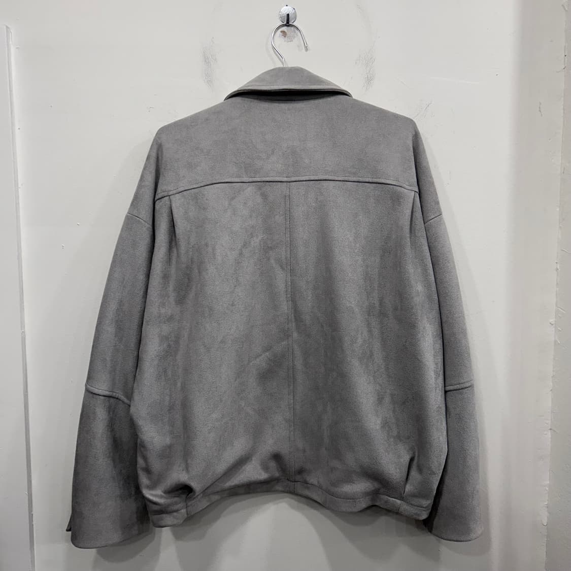 아이러니포르노 루즈핏 스웨이드 미니멀 자켓 상품이미지5