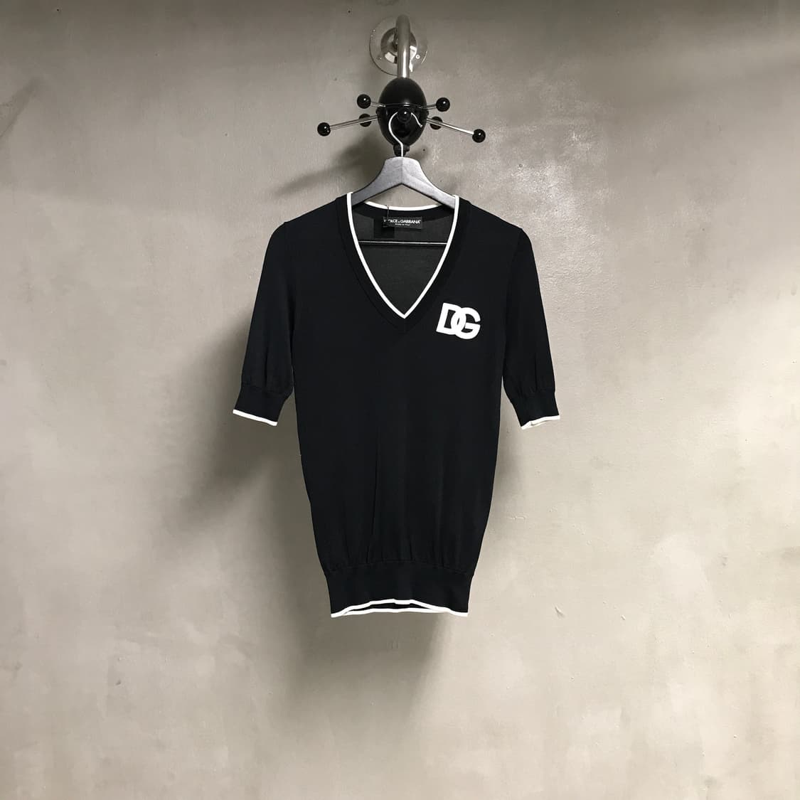 돌체앤가바나 브이넥 반팔 니트 82(W) 상품이미지1