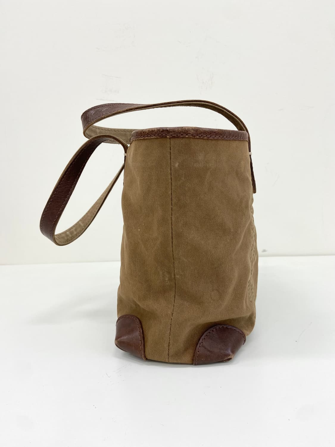 Genten 캔버스/레더 토트백 상품이미지4