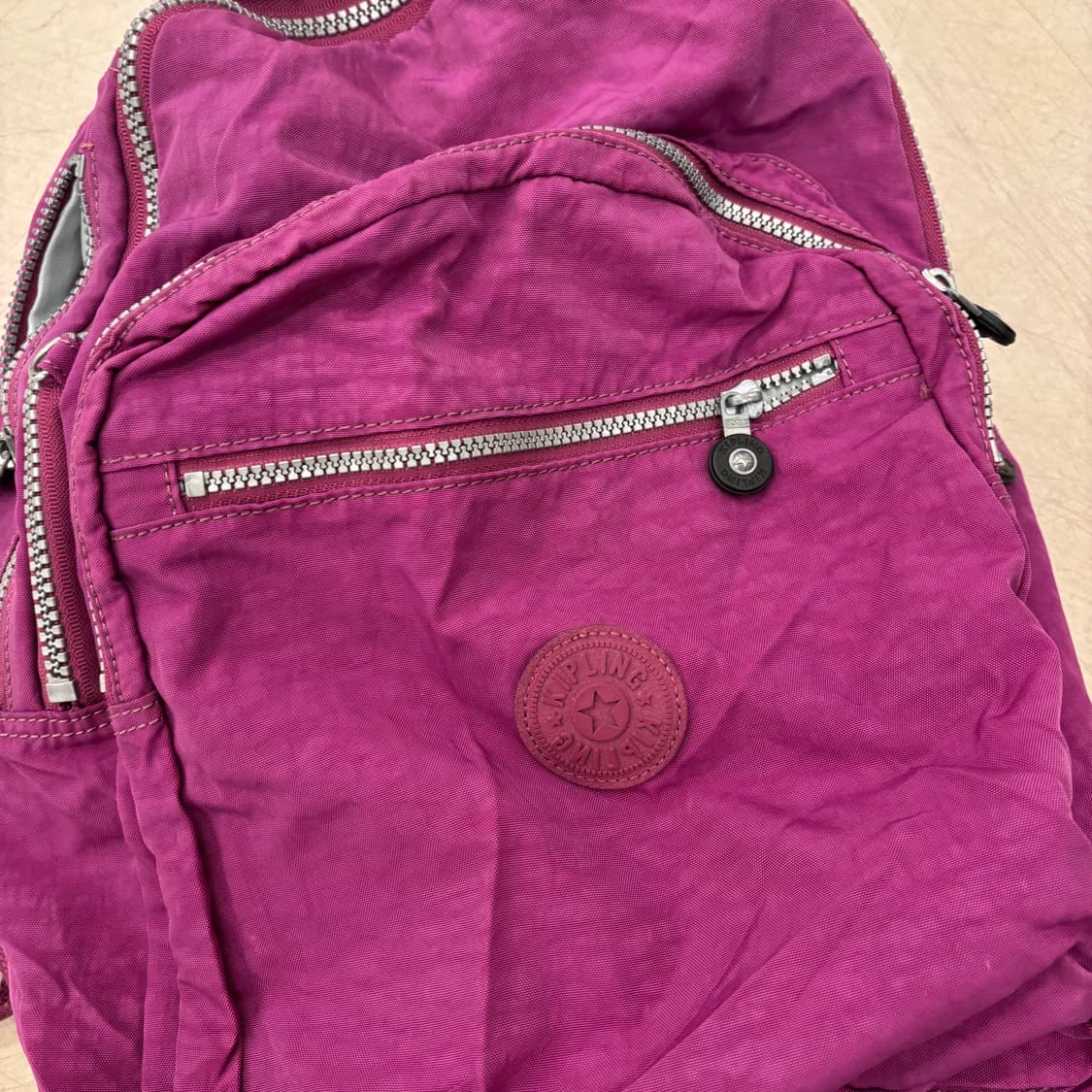 키플링 퍼플 백팩 상품이미지2